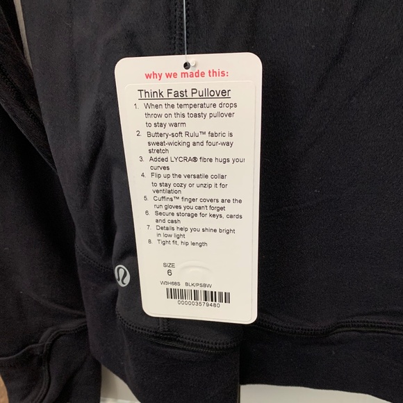 Lululemon black pullover top - Picture 4 of 4
